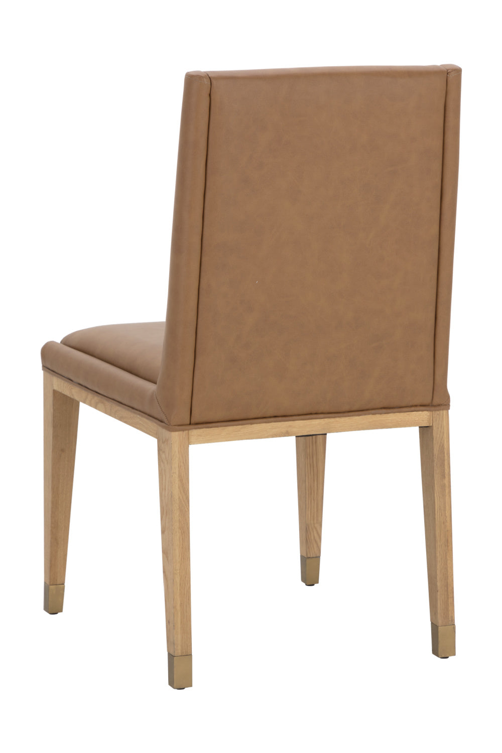 Modern European furniture - Rustic Oak Base Dining Chairs (2) - www.oroa.com | Oroa.com