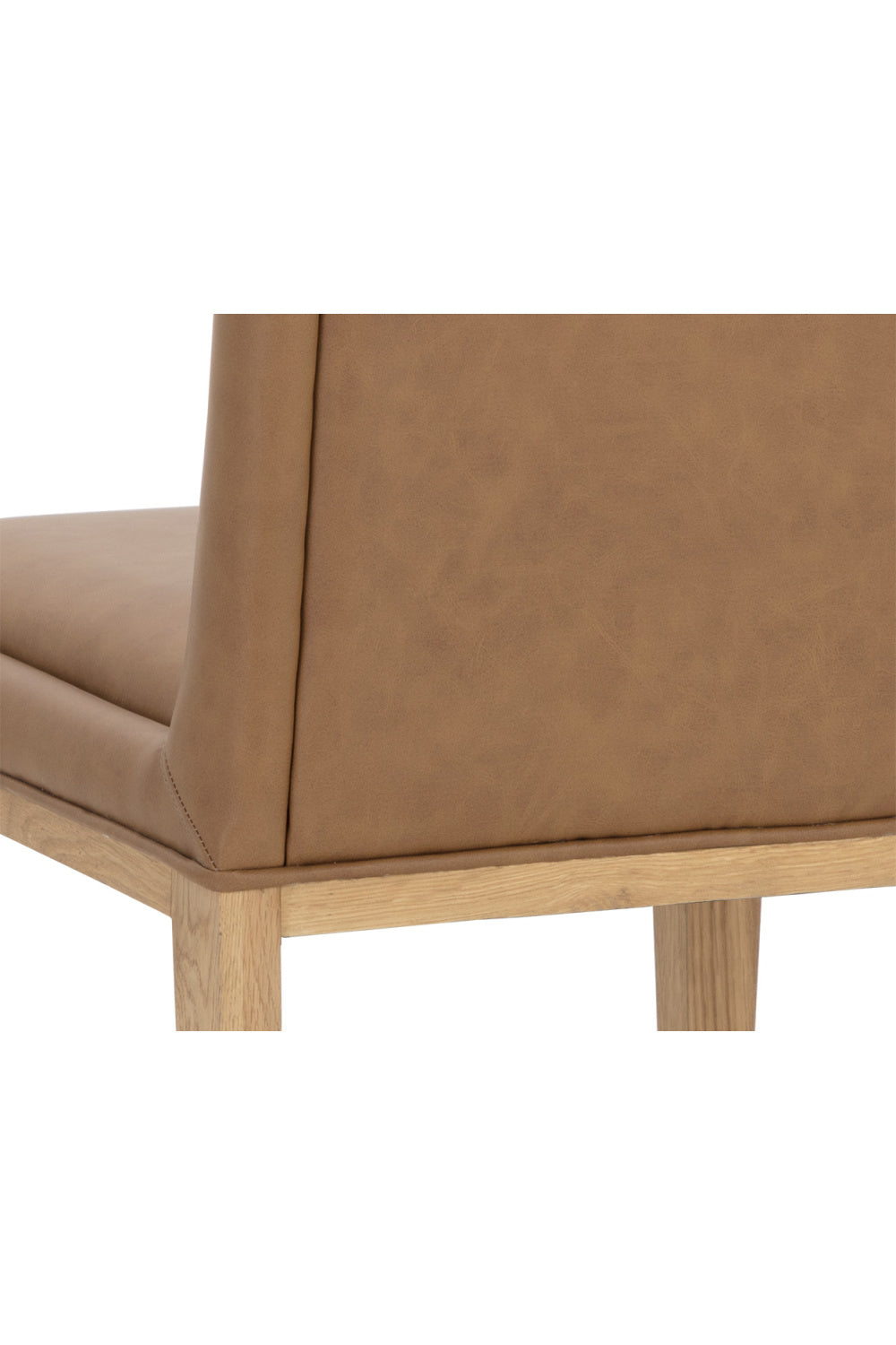 Modern European furniture - Rustic Oak Base Dining Chairs (2) - www.oroa.com | Oroa.com