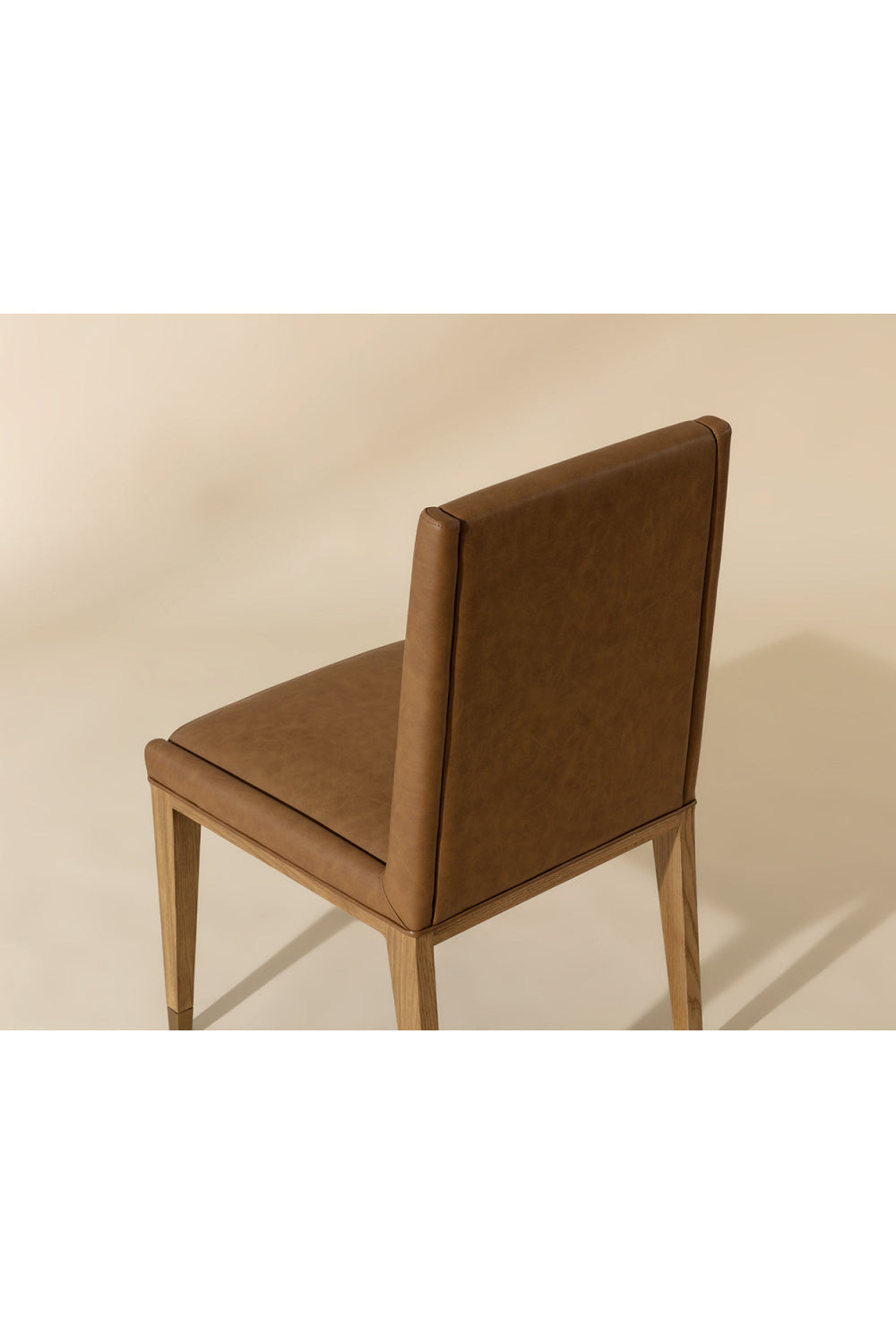 Modern European furniture - Rustic Oak Base Dining Chairs (2) - www.oroa.com | Oroa.com