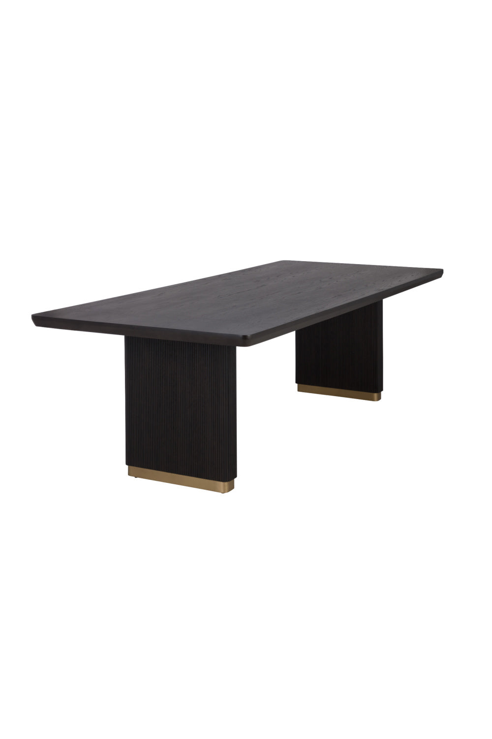 Modern European furniture - Chamfered Edge Oak Dining Table - www.oroa.com | Oroa.com