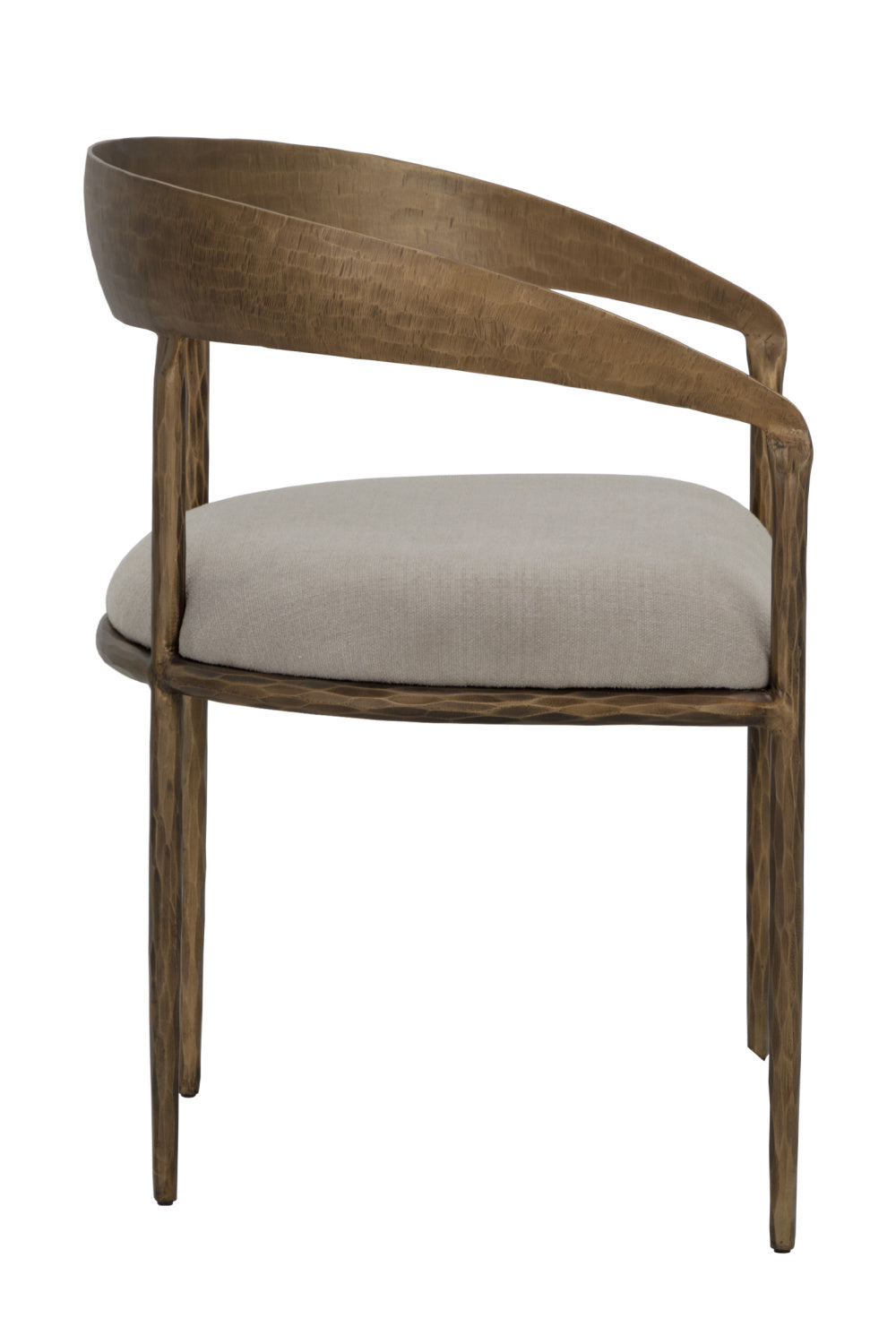Modern European furniture - Taupe Gray Seat Dining Chair - www.oroa.com | Oroa.com