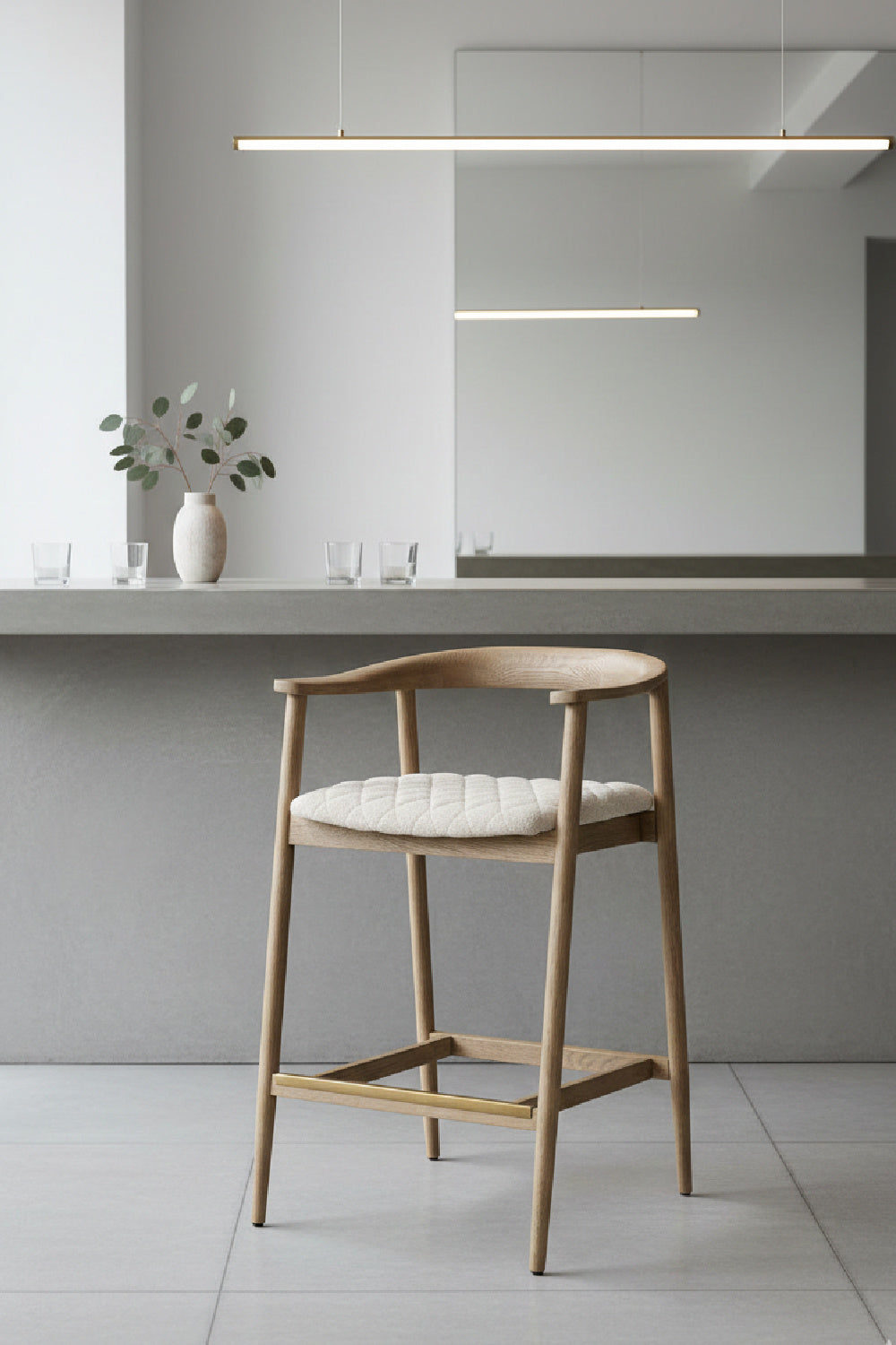 Modern European furniture - Mid-Century Modern Counter Stool - www.oroa.com | Oroa.com