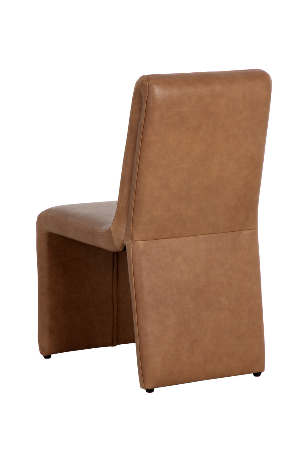 Modern European furniture - Brown Leather Dining Chair - www.oroa.com | Oroa.com