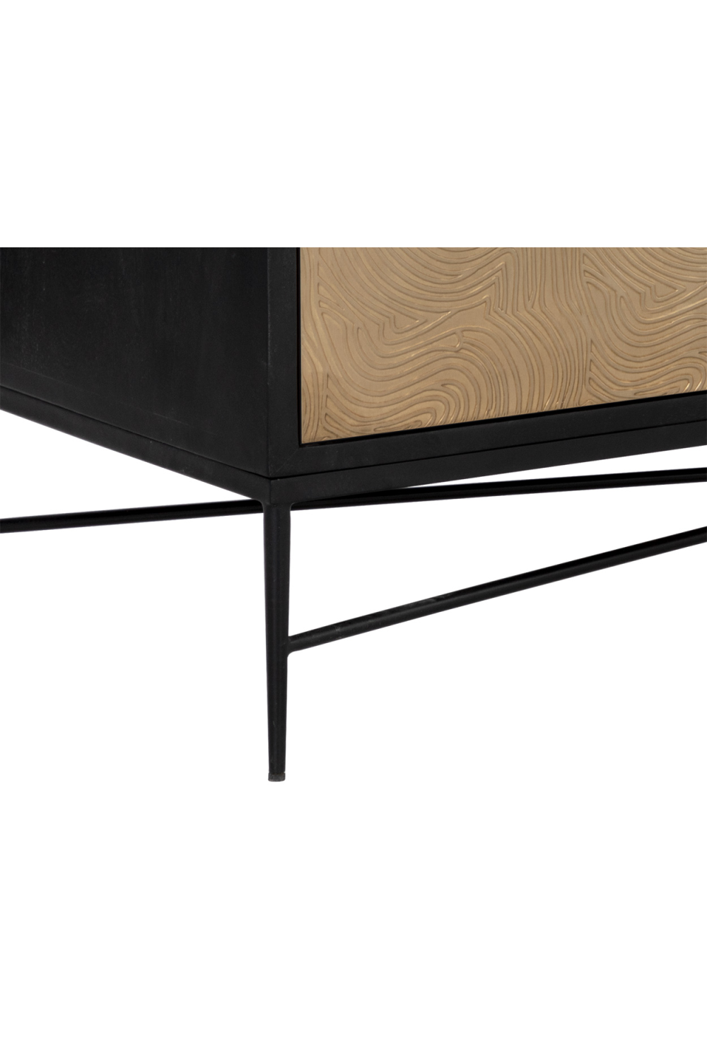 Modern European furniture - Gold 4-Door Sideboard - www.oroa.com | Oroa.com
