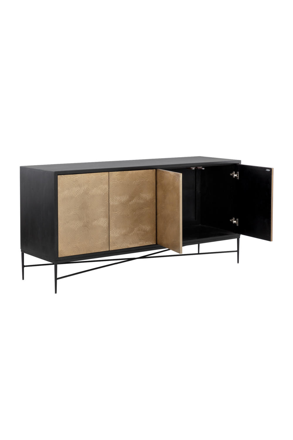 Modern European furniture - Gold 4-Door Sideboard - www.oroa.com | Oroa.com