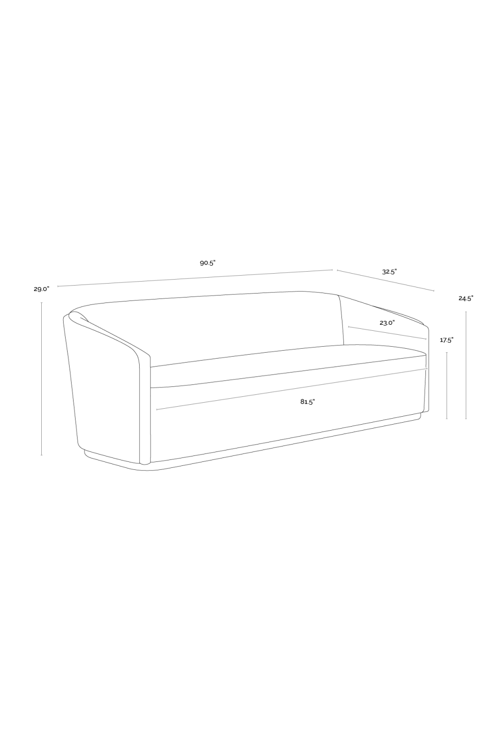 Modern European furniture - Gray Backrest Sofa - www.oroa.com | Oroa.com