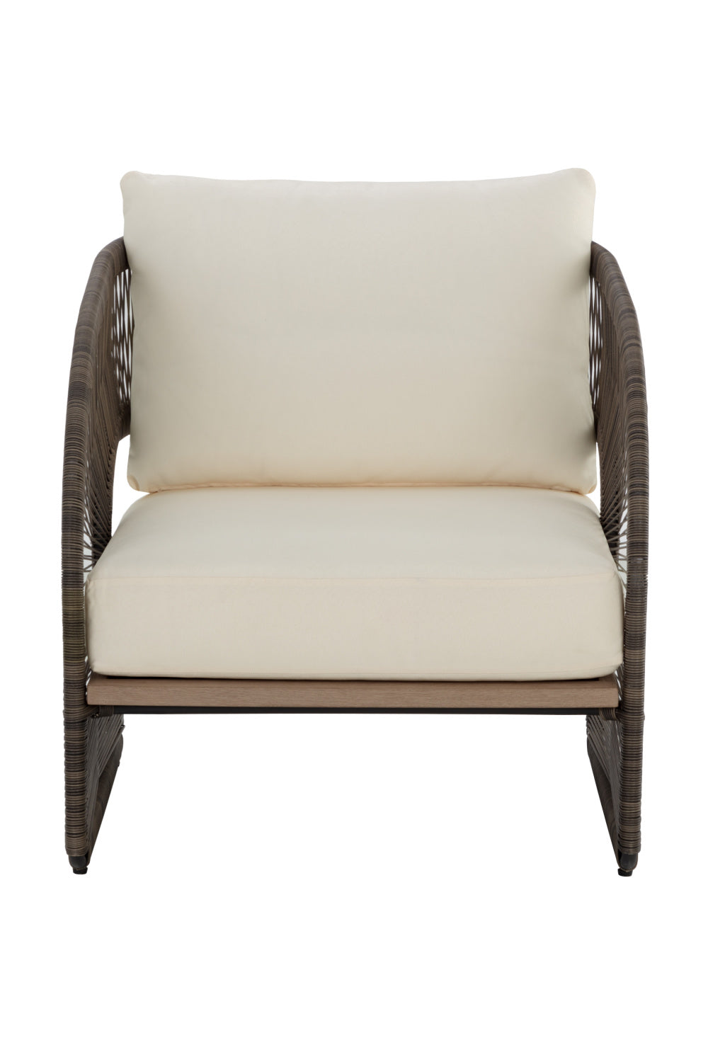Modern European furniture - Gray Polyrod Indoor/Outdoor Lounge Chair - www.oroa.com | Oroa.com