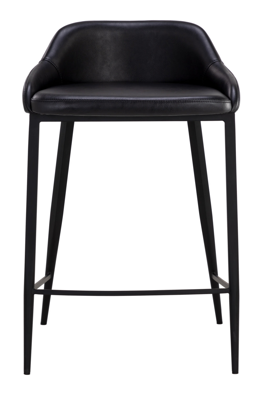 Modern European furniture - Low-Back Leather-Look Counter Stool - www.oroa.com | Oroa.com