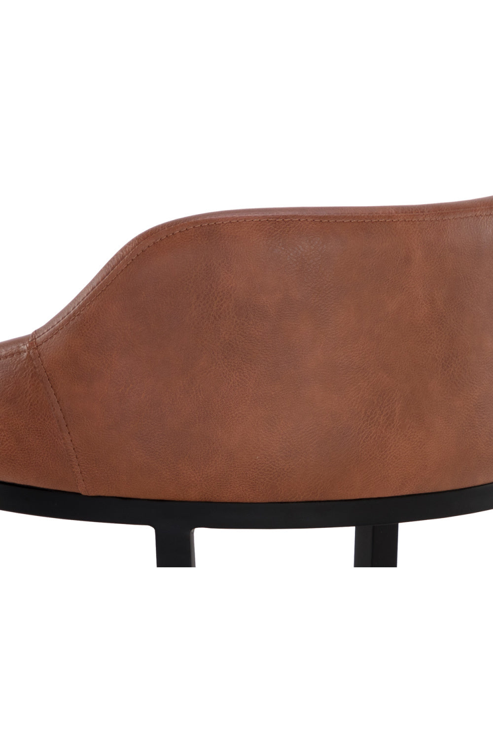Modern European furniture - Low-Back Leather Look Bar Stool - www.oroa.com | Oroa.com