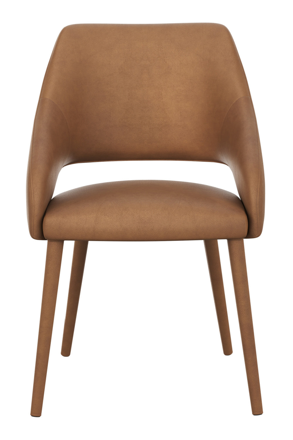 Modern European furniture - Monochromatic Leather Dining Chair - www.oroa.com | Oroa.com
