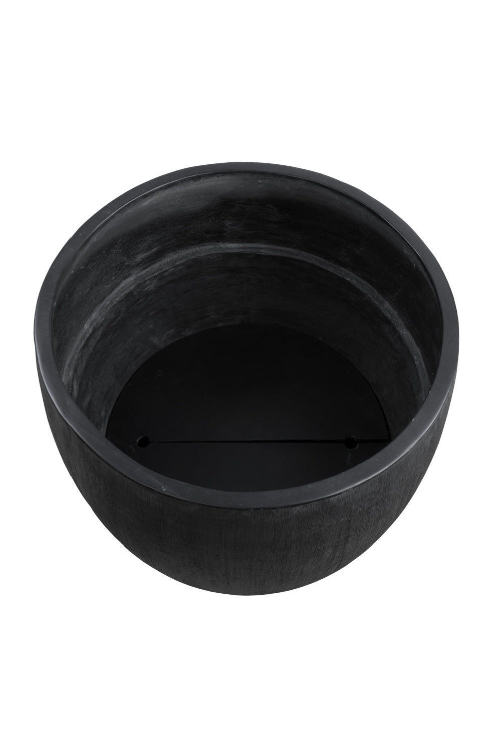 Modern European furniture - Black Concrete Indoor/Outdoor Planter - www.oroa.com | Oroa.com