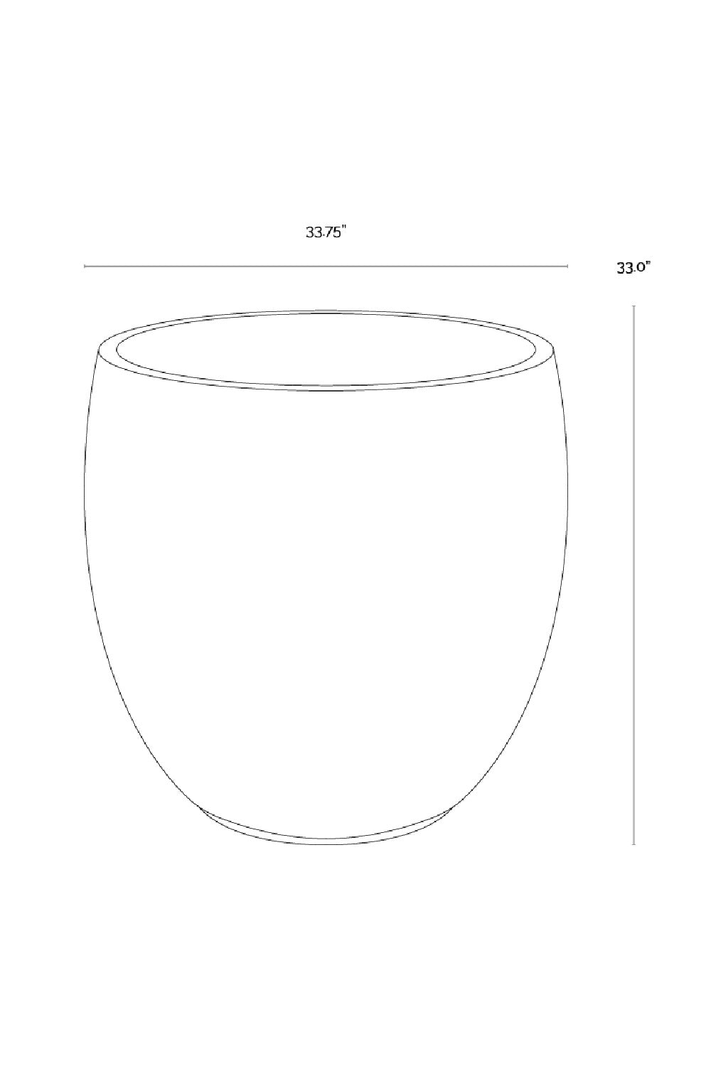 Modern European furniture - Black Concrete Indoor/Outdoor Planter - www.oroa.com | Oroa.com