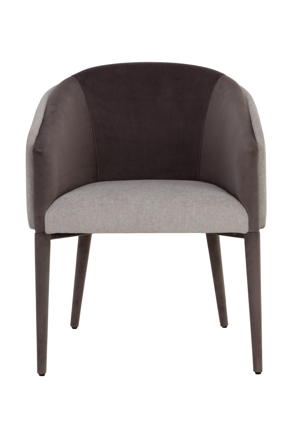 Modern European furniture - Gray Barrel-Back Dining Chair - www.oroa.com | Oroa.com