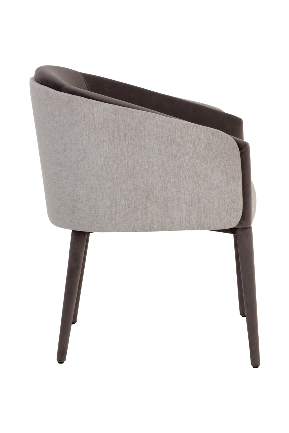 Modern European furniture - Gray Barrel-Back Dining Chair - www.oroa.com | Oroa.com