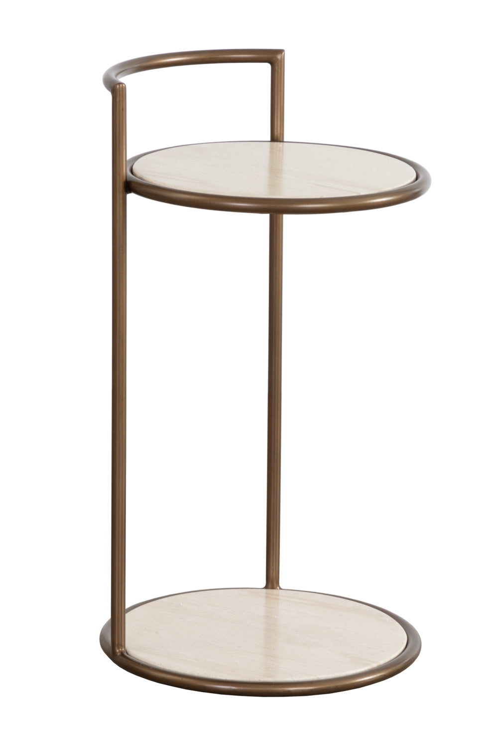 Modern European furniture - Gold Frame Indoor/Outdoor End Table - www.oroa.com | Oroa.com