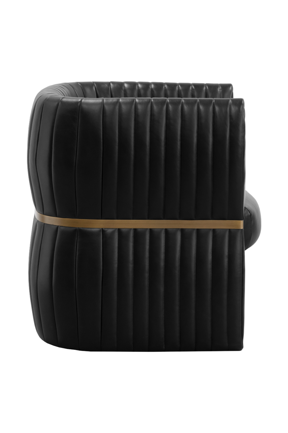 Modern European furniture - Leather Channeled Lounge Chair - www.oroa.com | Oroa.com