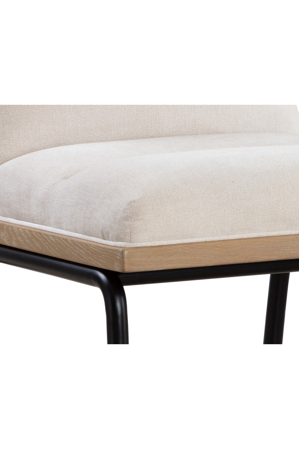 Modern European furniture - White Muslin Counter Stool - www.oroa.com | Oroa.com