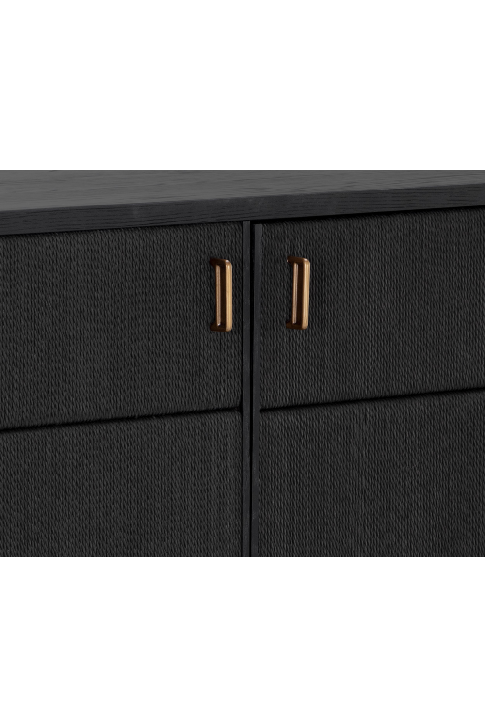 Modern European furniture - 4-Door Black Sideboard - www.oroa.com | Oroa.com