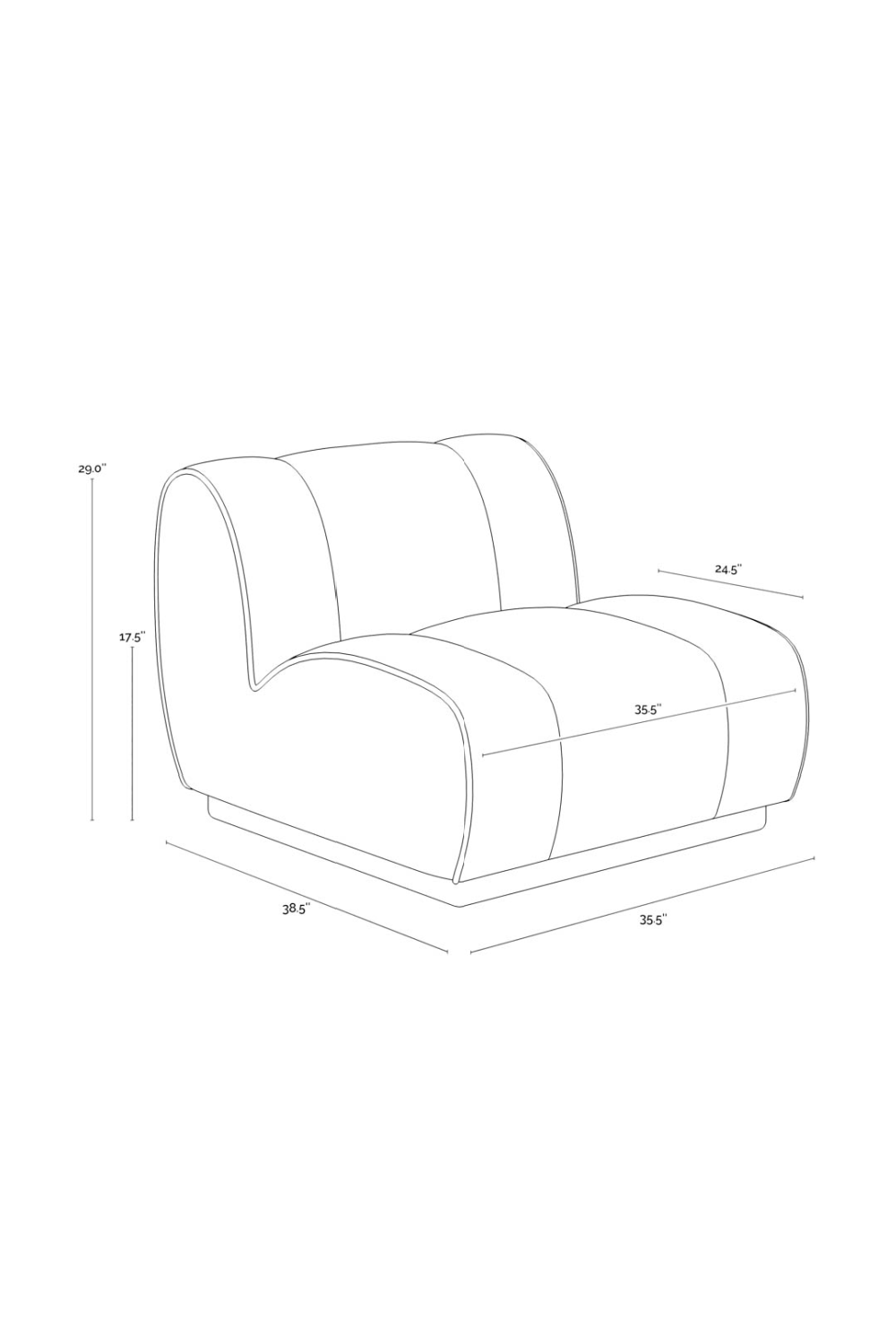 Modern European furniture - Rounded Modern Swivel Chair - www.oroa.com | Oroa.com