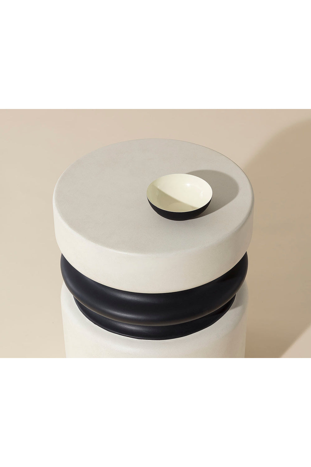 Modern European furniture - White Indoor/Outdoor End Table - www.oroa.com | Oroa.com