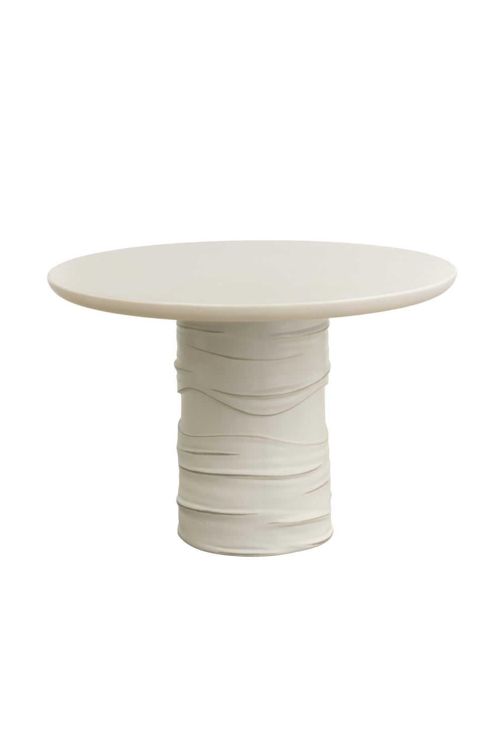Modern European furniture - Cream Round Indoor/Outdoor Dining Table - www.oroa.com | Oroa.com