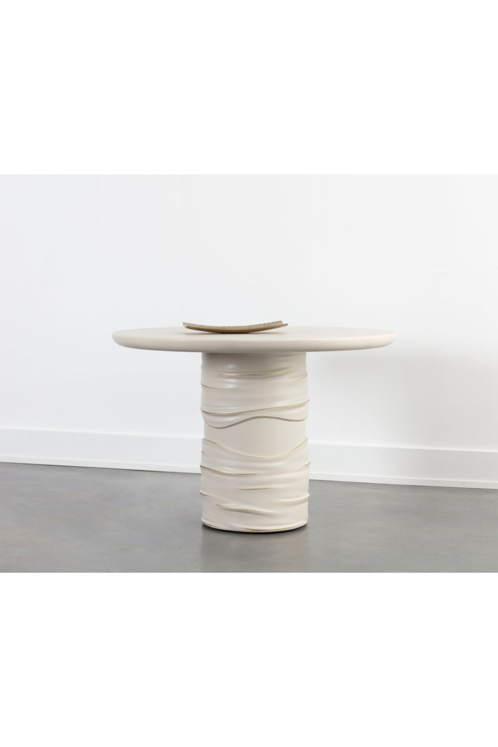 Modern European furniture - Cream Round Indoor/Outdoor Dining Table - www.oroa.com | Oroa.com