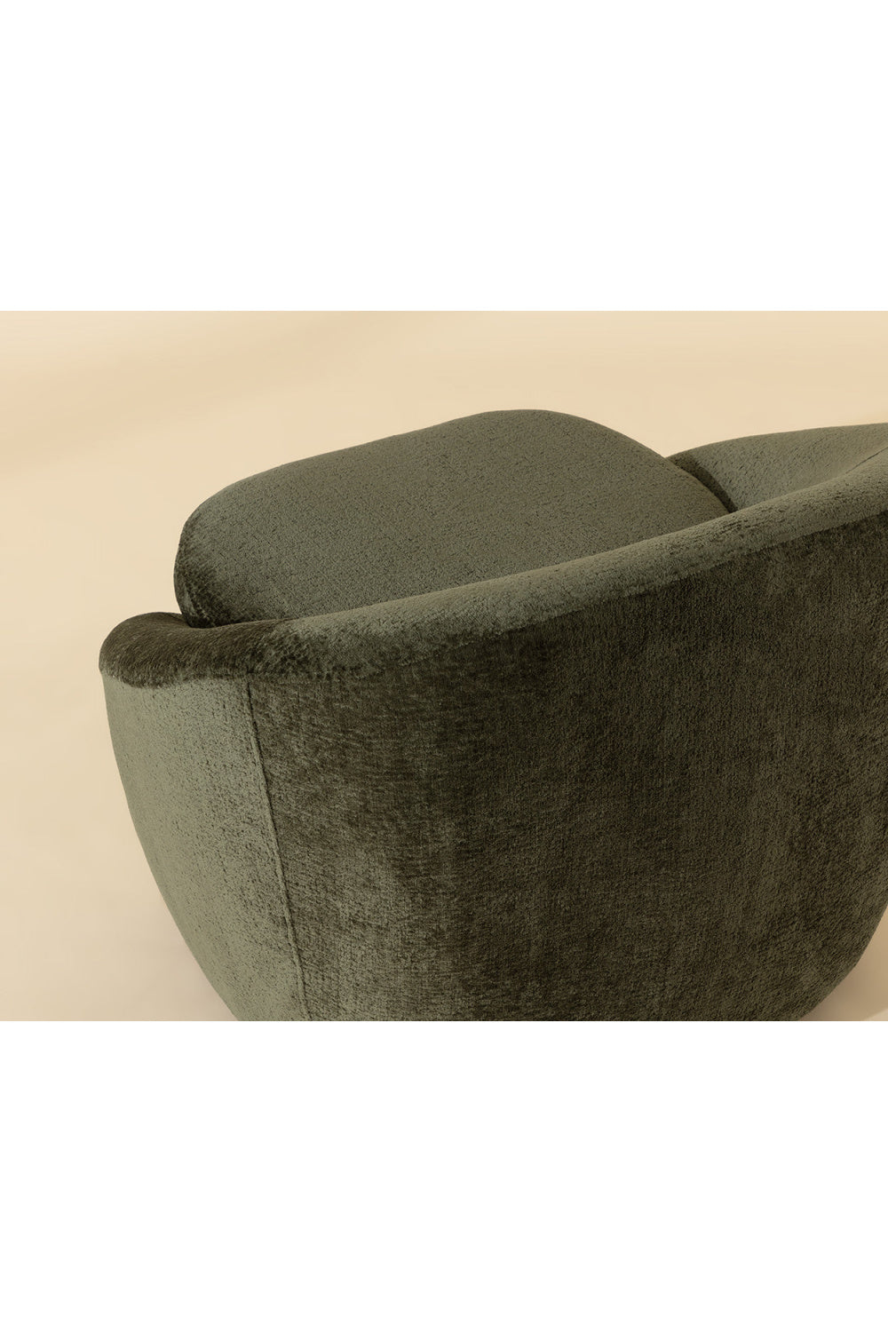 Modern European furniture - Rounded Swivel Lounge Chair - www.oroa.com | Oroa.com