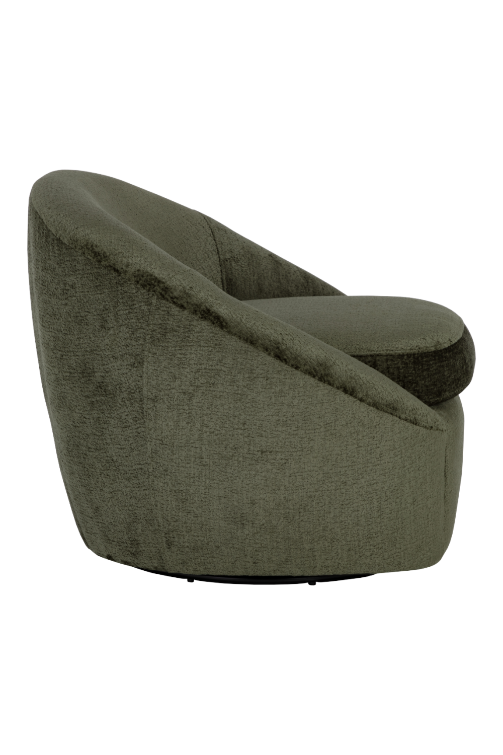Modern European furniture - Rounded Swivel Lounge Chair - www.oroa.com | Oroa.com