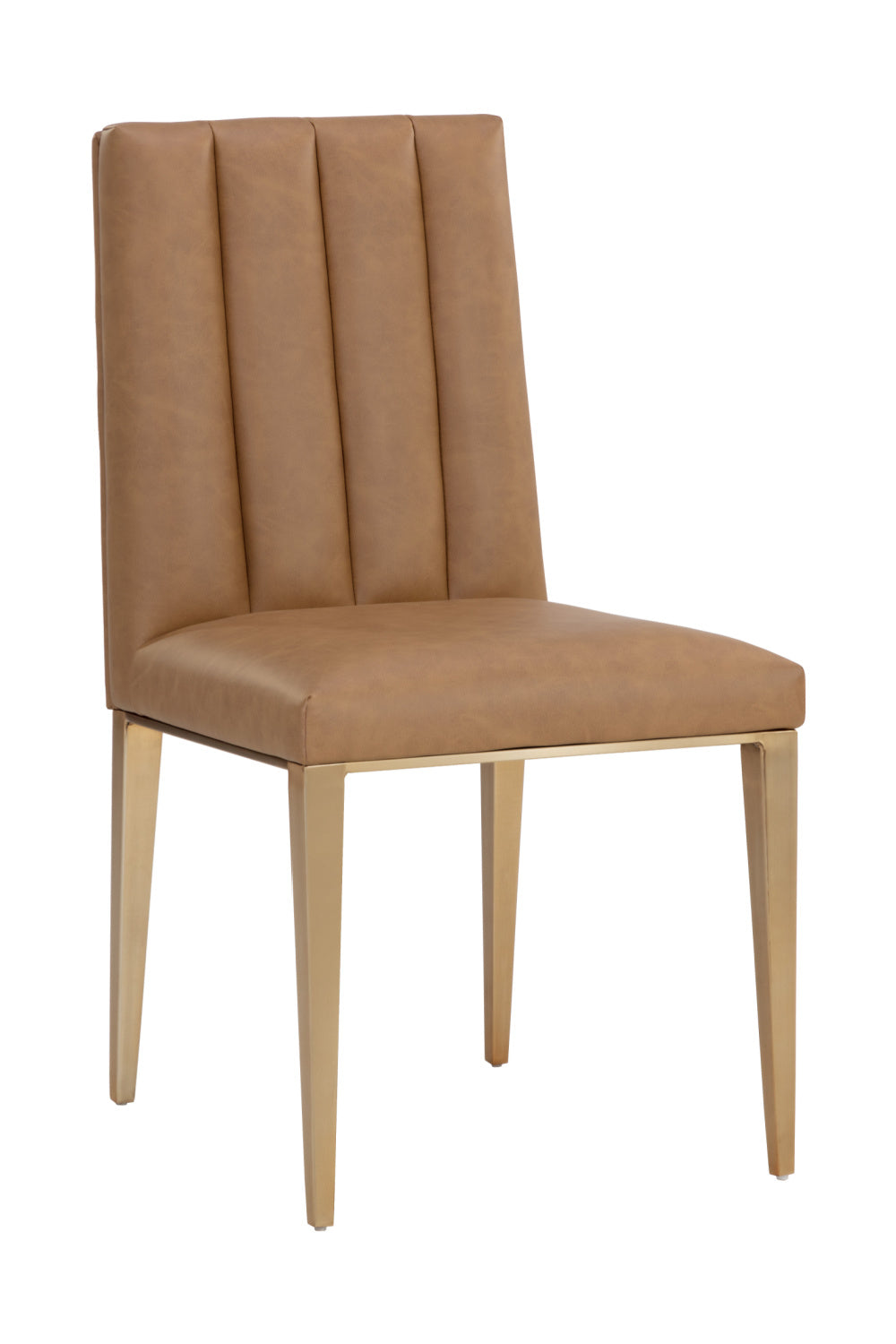Modern European furniture - Vertical Channeled Dining Chairs (2) - www.oroa.com | Oroa.com