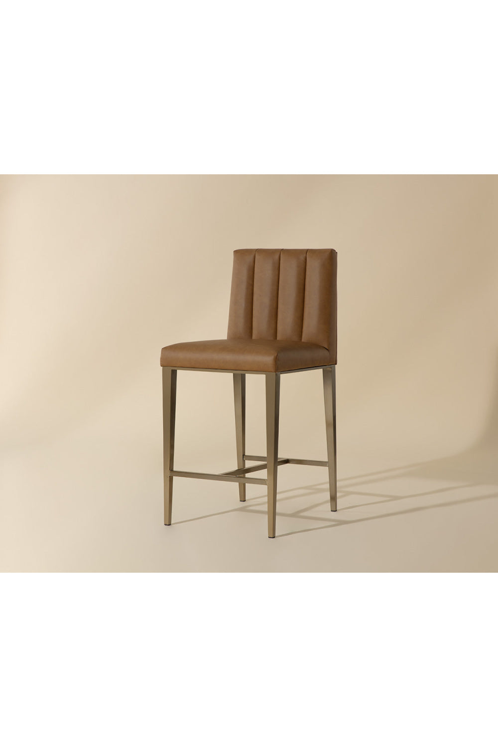 Modern European furniture - Contemporary Metal Frame Counter Stool - www.oroa.com | Oroa.com