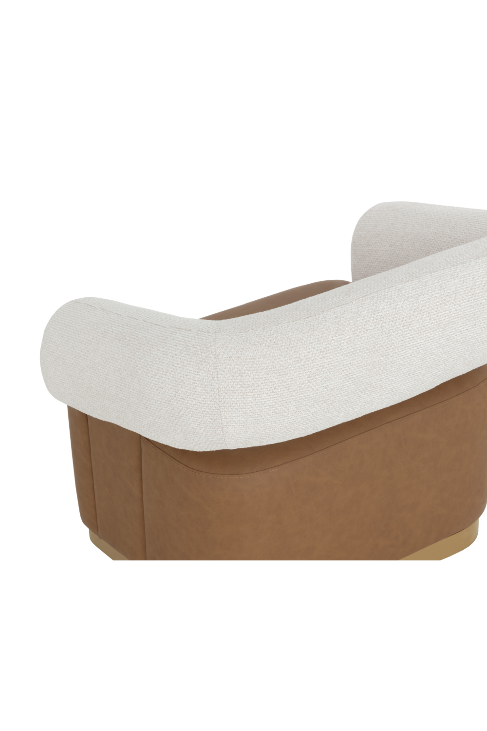 Modern European furniture - Two-Toned Swivel Lounge Chair - www.oroa.com | Oroa.com