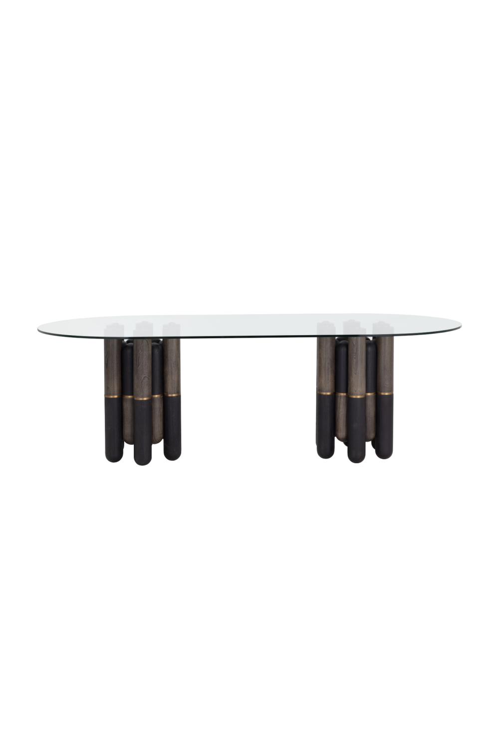 Modern European furniture - Glass Oval Dining Table - www.oroa.com | Oroa.com