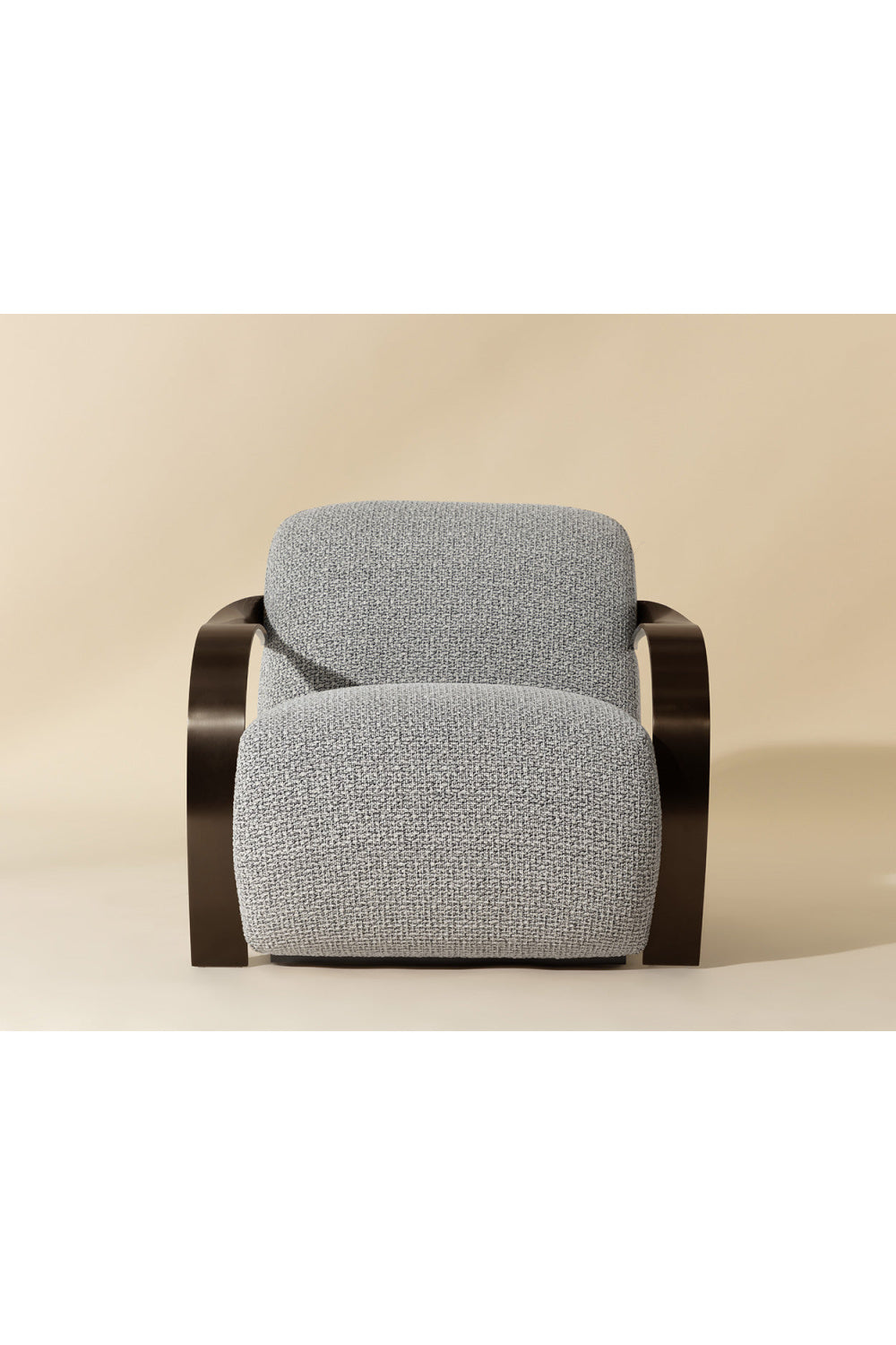 Modern European furniture - Twisted Brass Arm Lounge Chair - www.oroa.com | Oroa.com
