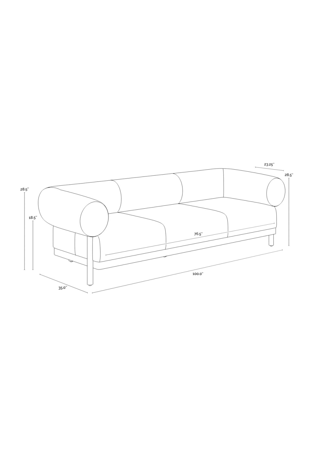 Modern European furniture - Brown Leather Sofa - www.oroa.com | Oroa.com