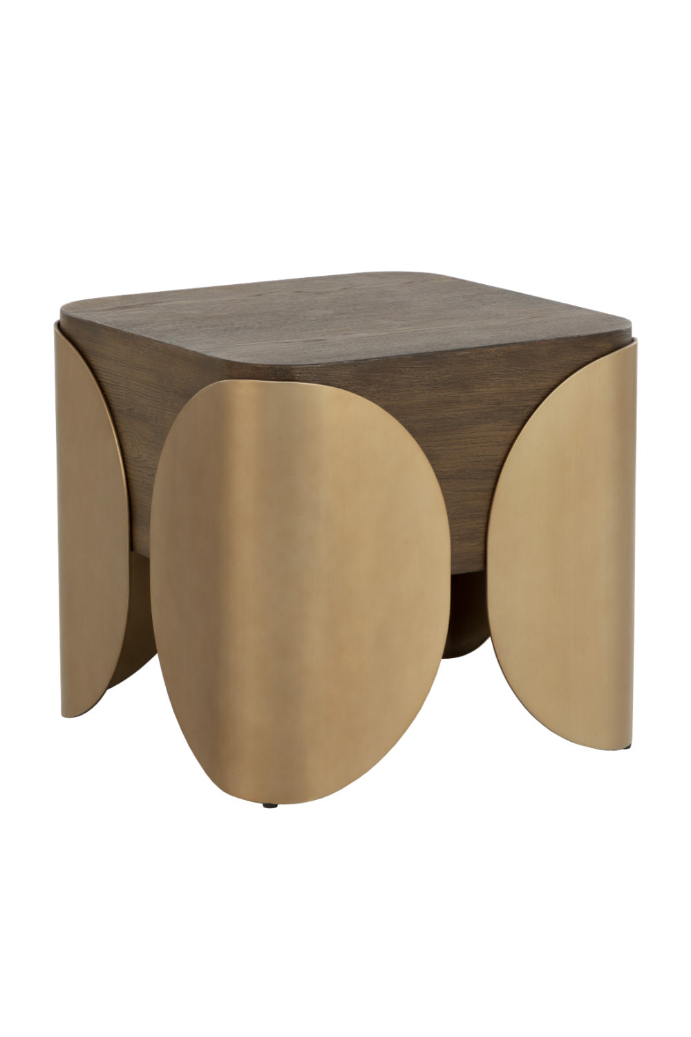 Modern European furniture - Timber Effect Indoor/Outdoor Side Table - www.oroa.com | Oroa.com
