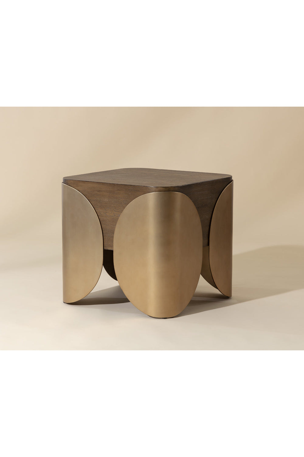 Modern European furniture - Timber Effect Indoor/Outdoor Side Table - www.oroa.com | Oroa.com