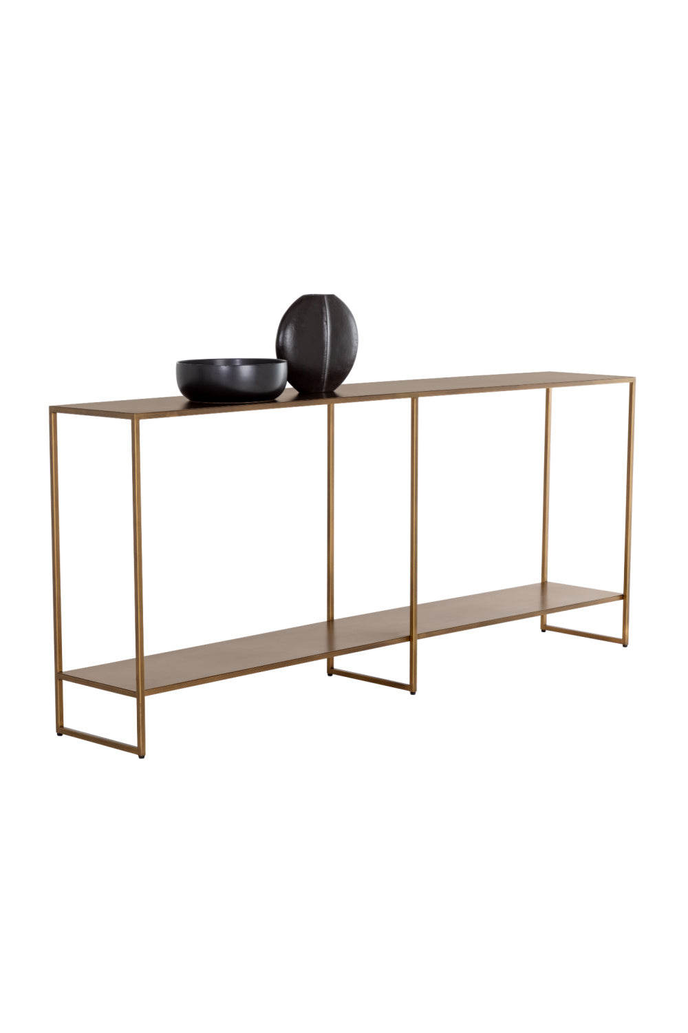 Modern European furniture - 2-Layer Iron Console Table - www.oroa.com | Oroa.com