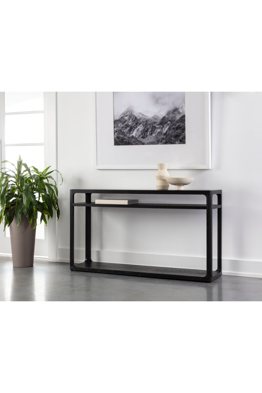 Modern European furniture - Solid Oak Console Table - www.oroa.com | Oroa.com