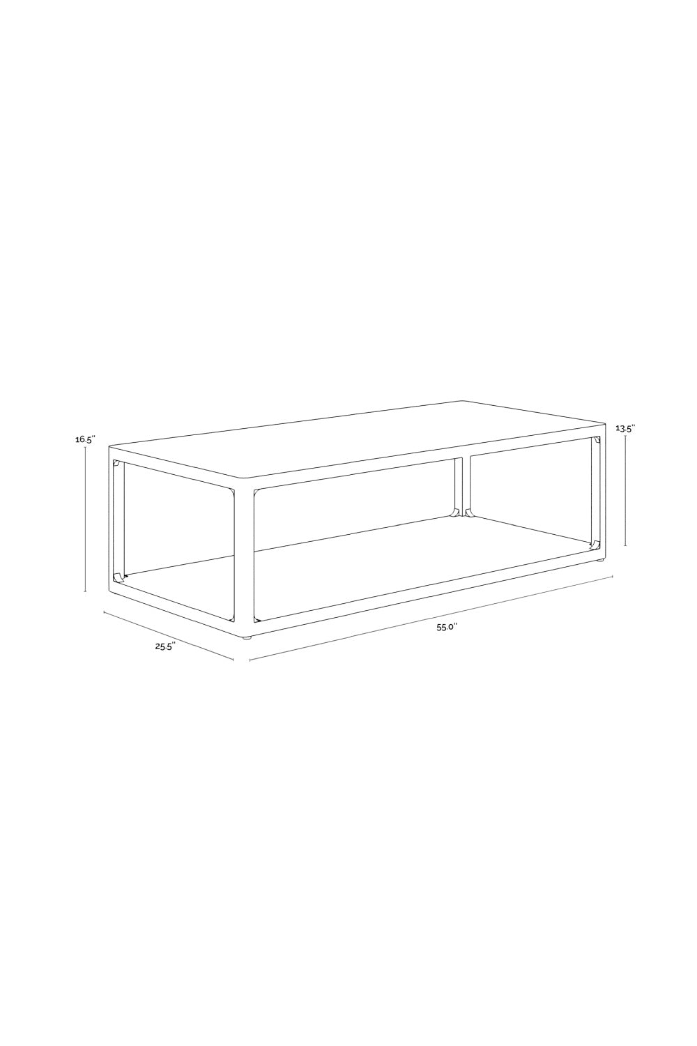Modern European furniture - Solid Oak Coffee Table - www.oroa.com | Oroa.com