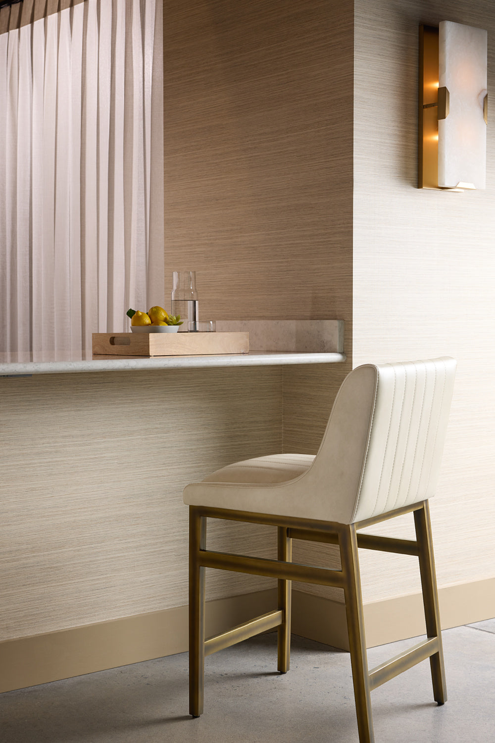 Modern European furniture - Alabaster Panel Wall Lamp - www.oroa.com | Oroa.com
