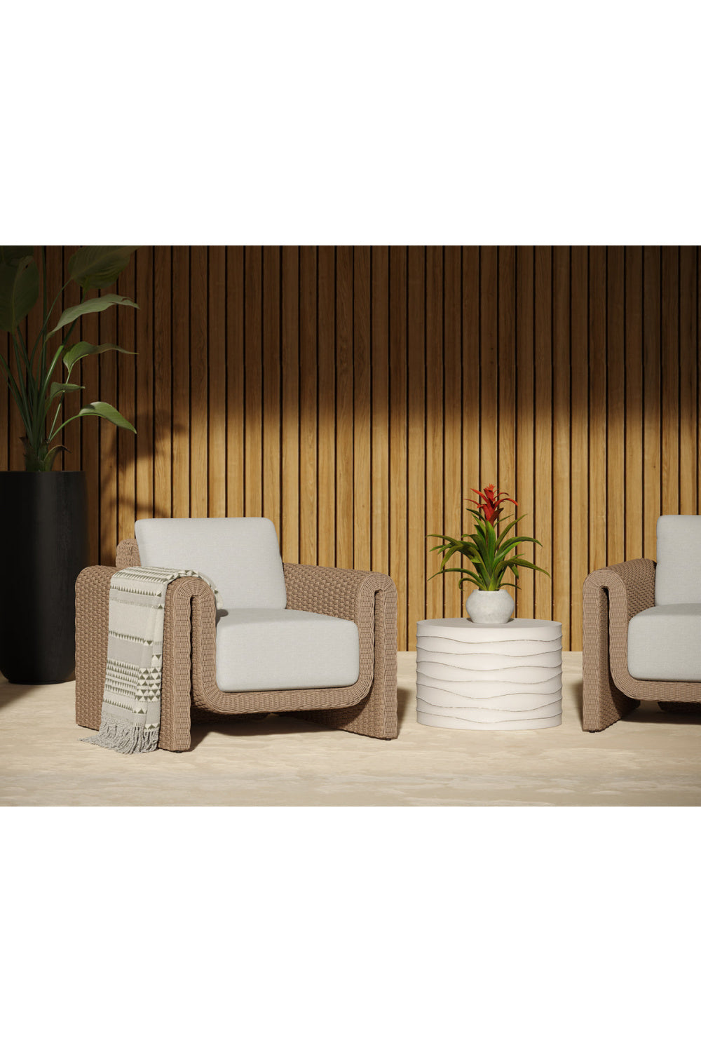 Modern European furniture - Hand-Sculpted Concrete Coffee Table - www.oroa.com | Oroa.com