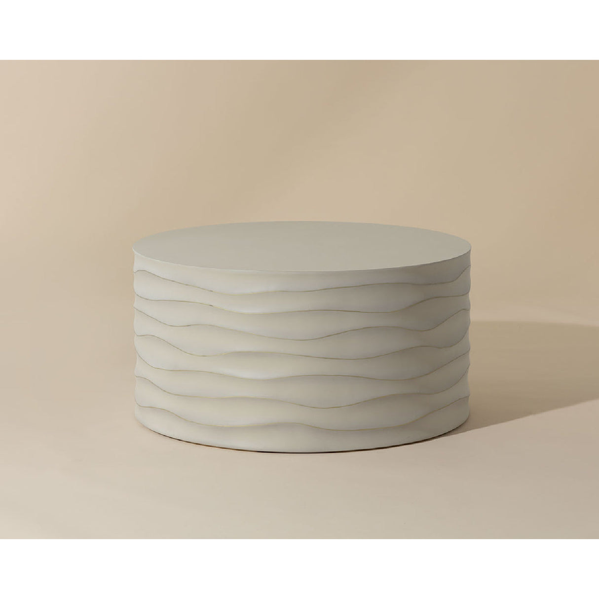 Modern European furniture - Hand-Sculpted Concrete Coffee Table - www.oroa.com | Oroa.com