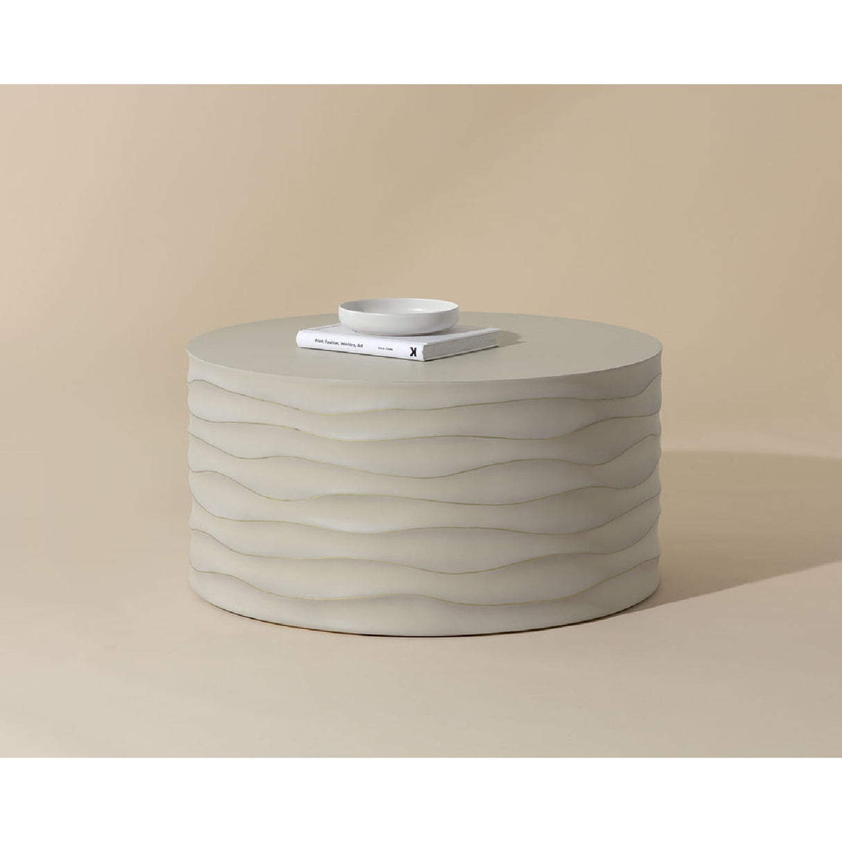 Modern European furniture - Hand-Sculpted Concrete Coffee Table - www.oroa.com | Oroa.com