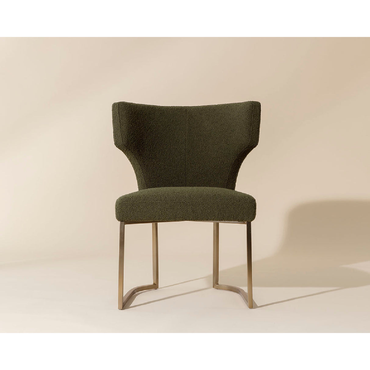 Modern European furniture - Green Wingback Dining Chair - www.oroa.com | Oroa.com
