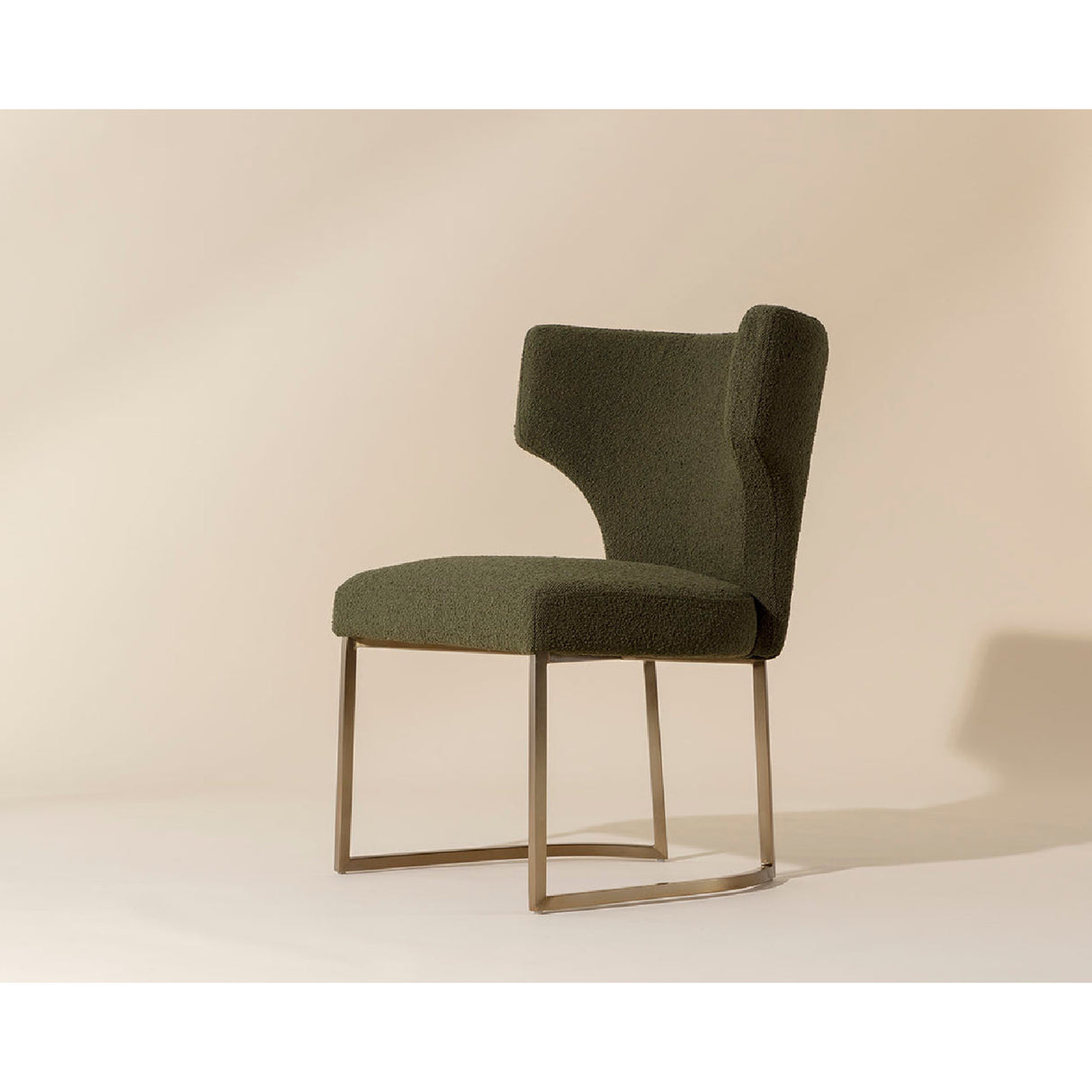 Modern European furniture - Green Wingback Dining Chair - www.oroa.com | Oroa.com