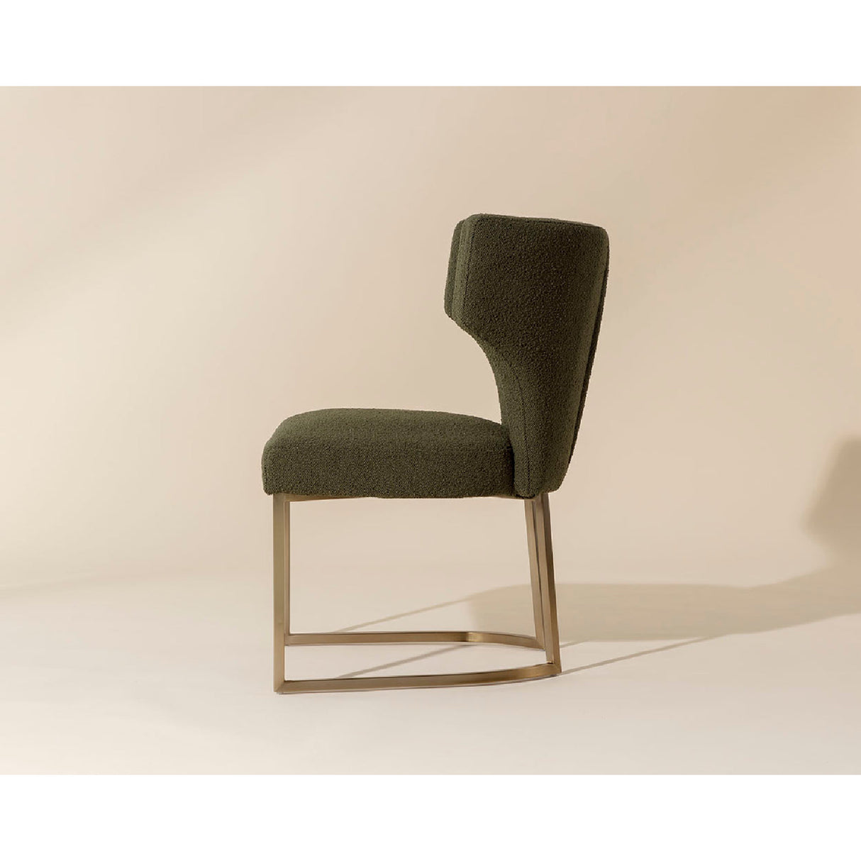 Modern European furniture - Green Wingback Dining Chair - www.oroa.com | Oroa.com