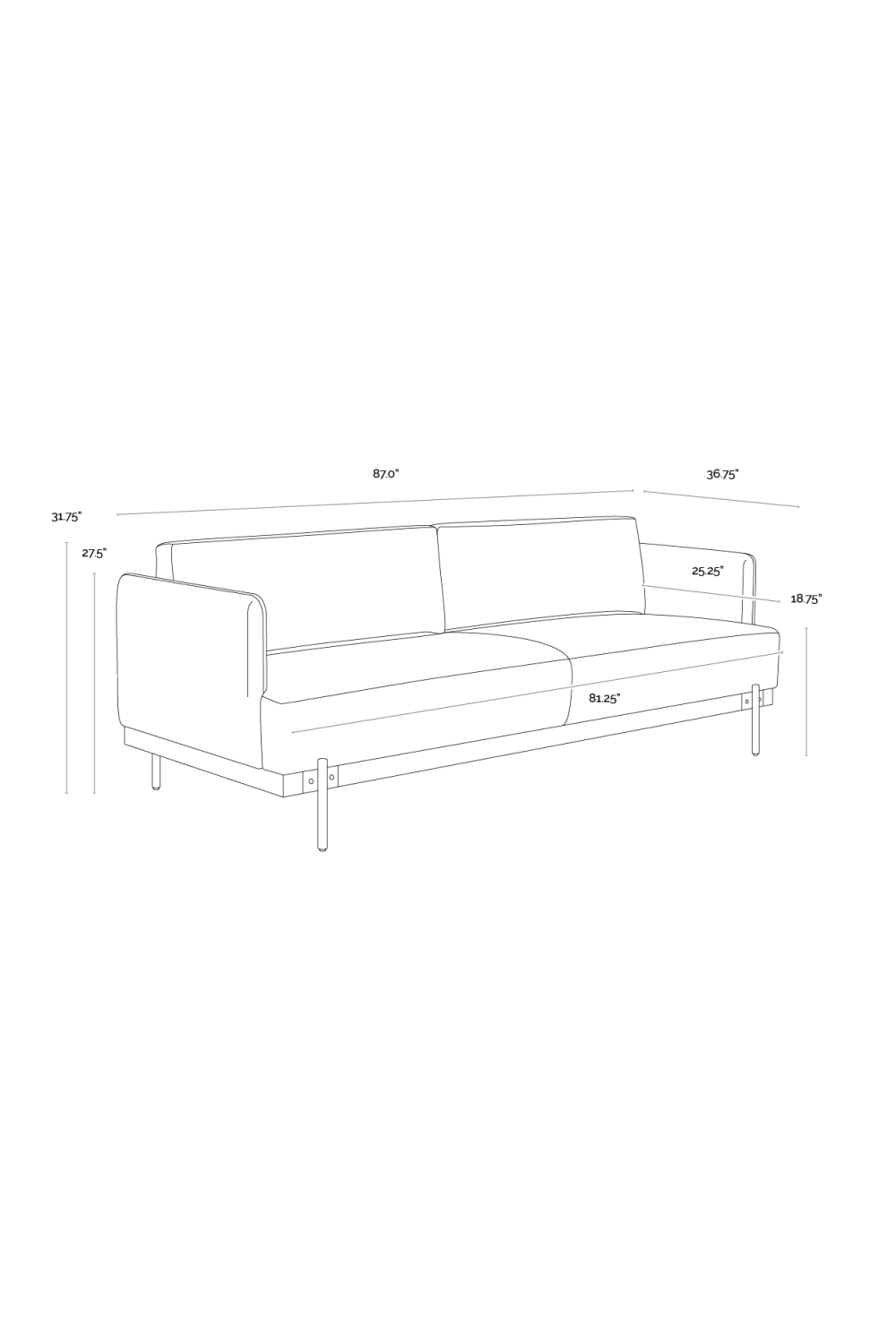 Modern European furniture - Oak Frame Boucle Sofa - www.oroa.com | Oroa.com