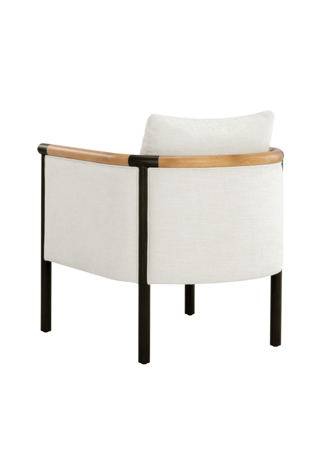 Modern European furniture - Curved Wood Frame Lounge Chair - www.oroa.com | Oroa.com