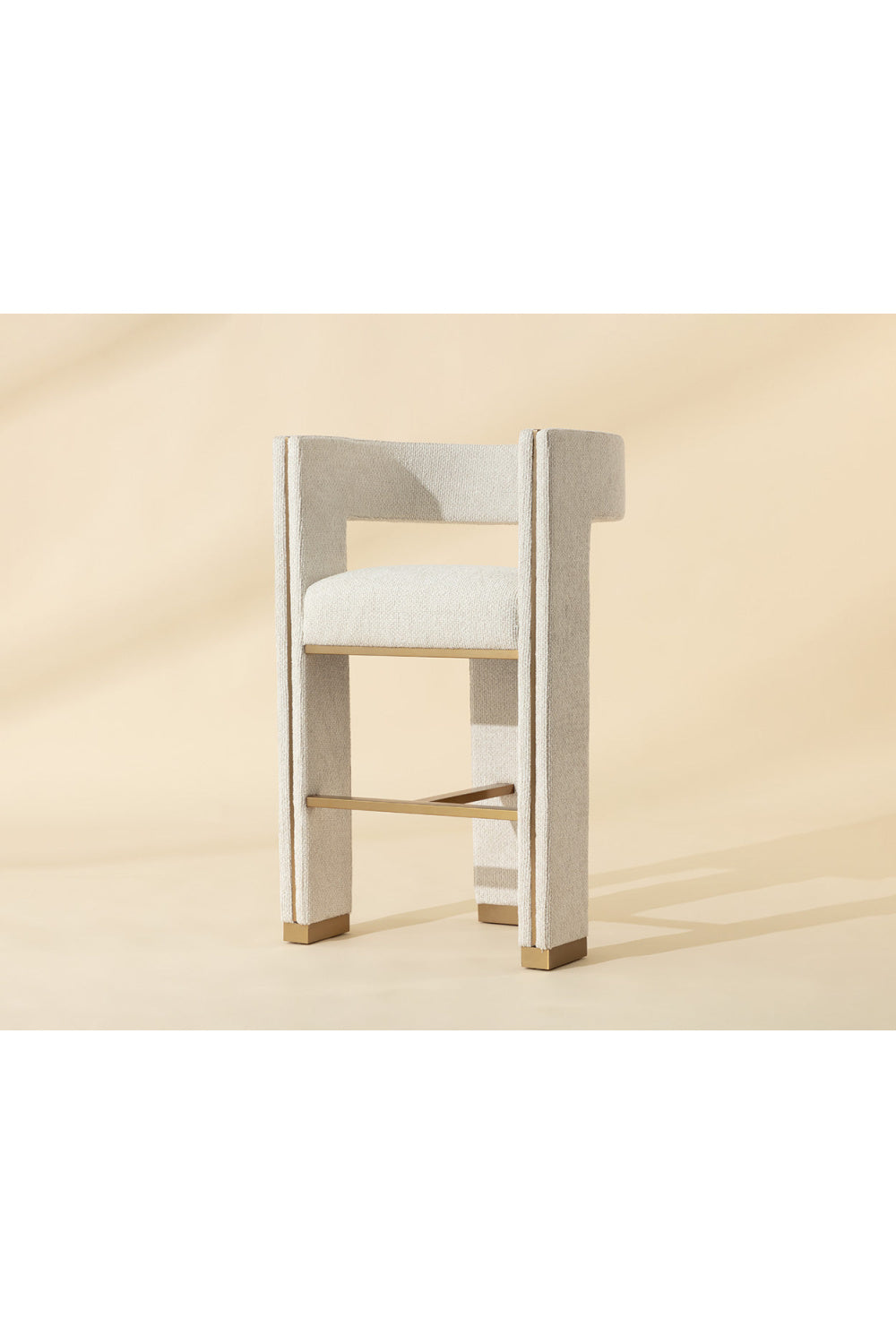 Modern European furniture - White 3-Legged Bar Stool - www.oroa.com | Oroa.com