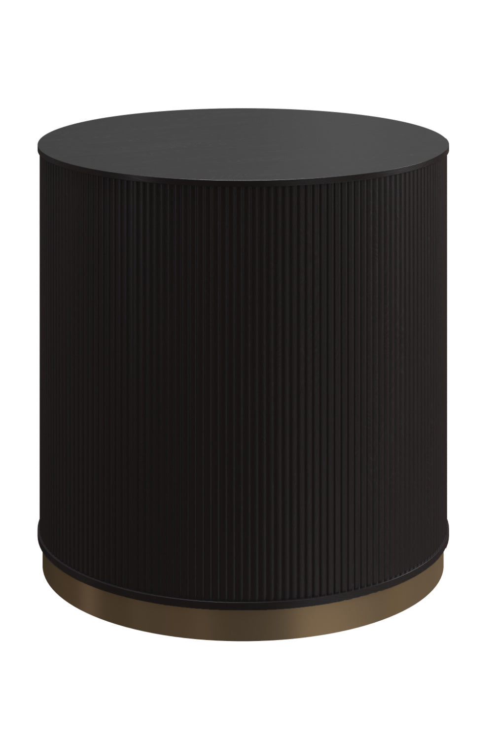 Modern European furniture - Reeded Oak Side Table - www.oroa.com | Oroa.com